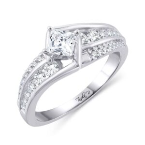 14k White Gold 1.05ctw Diamond Engagement Ring
